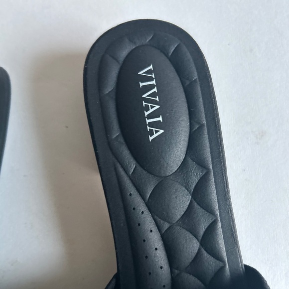 New Vivaia Black Textile Bow Point Toe Rubber Outsole Mules size EUR 39, US 8.5 - Picture 7 of 14